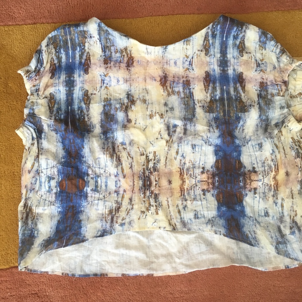 Shop Meg Linen Crop Top